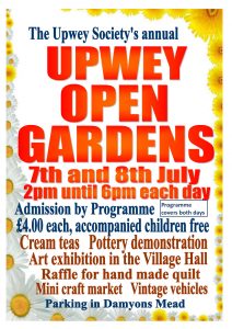 Open Gardens 2018 poster